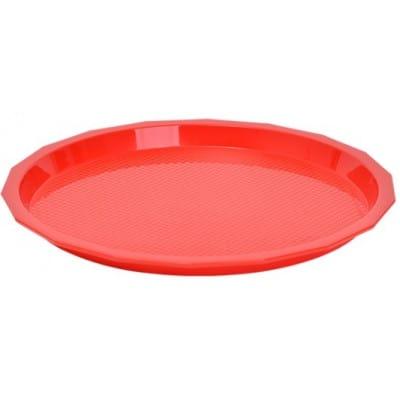Tray, Round, 30 cm, Red