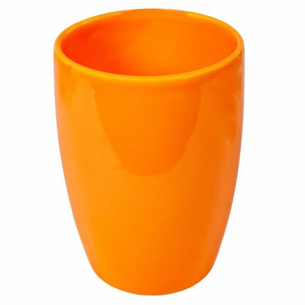 Vaza modernă, Cesiro, 15 cm înălțime, Tropical Orange