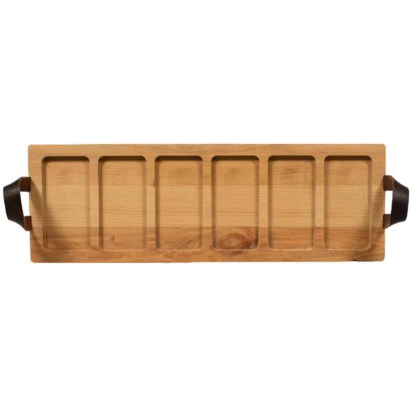 Wooden tray with handle, Cesiro, 590x195x25