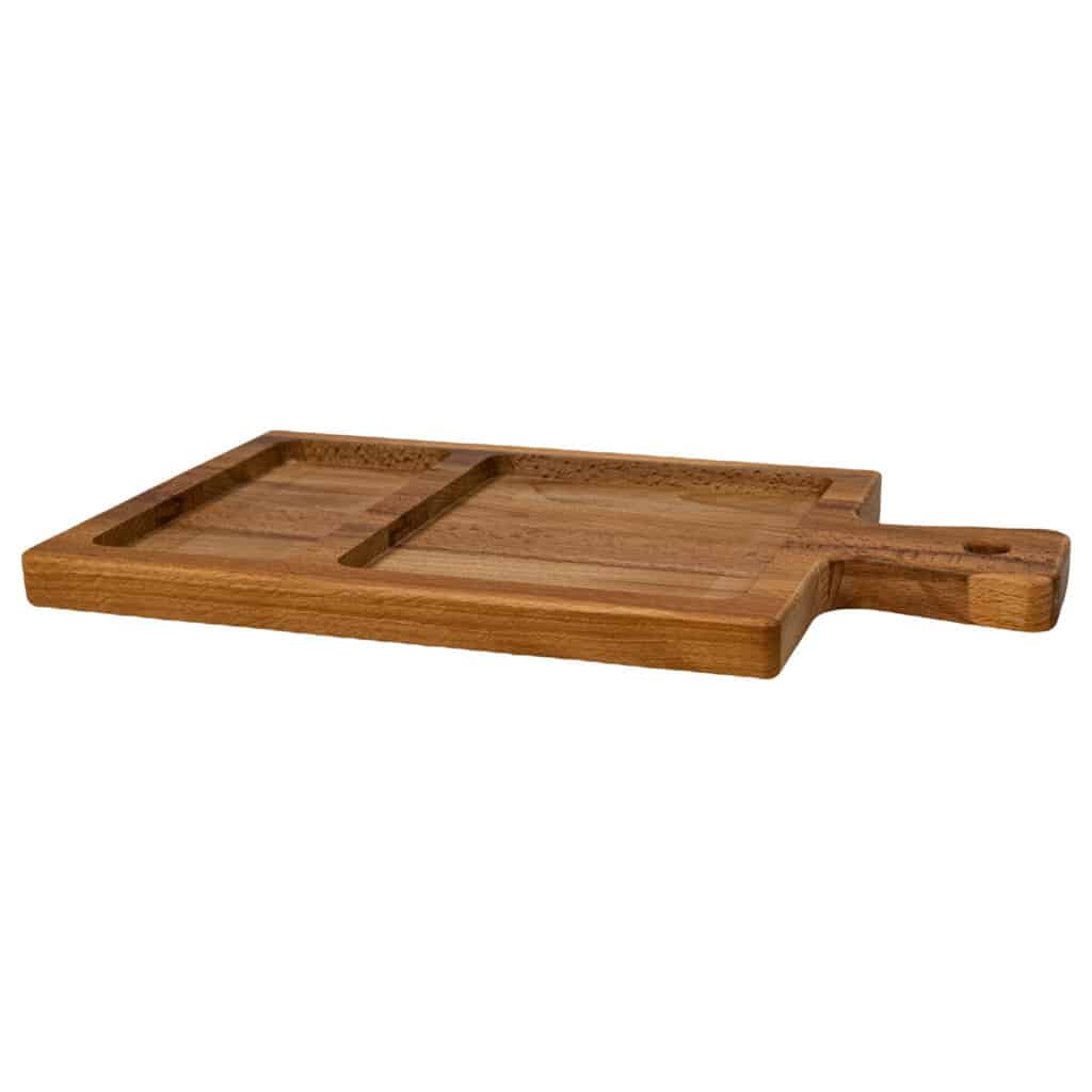 Wooden tray with handle, Cesiro, 350x185x25