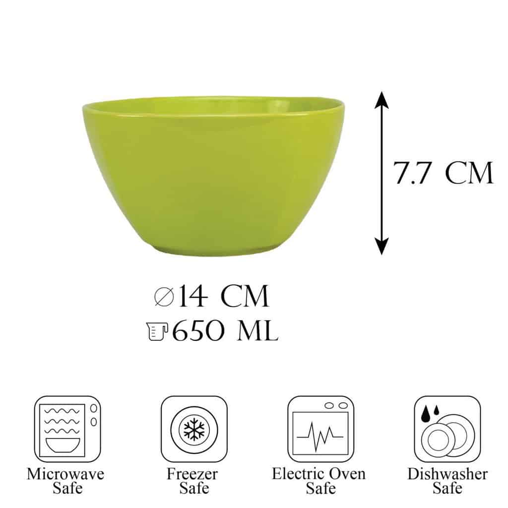 Bowl, Cesiro, 650 ml, Green Apple