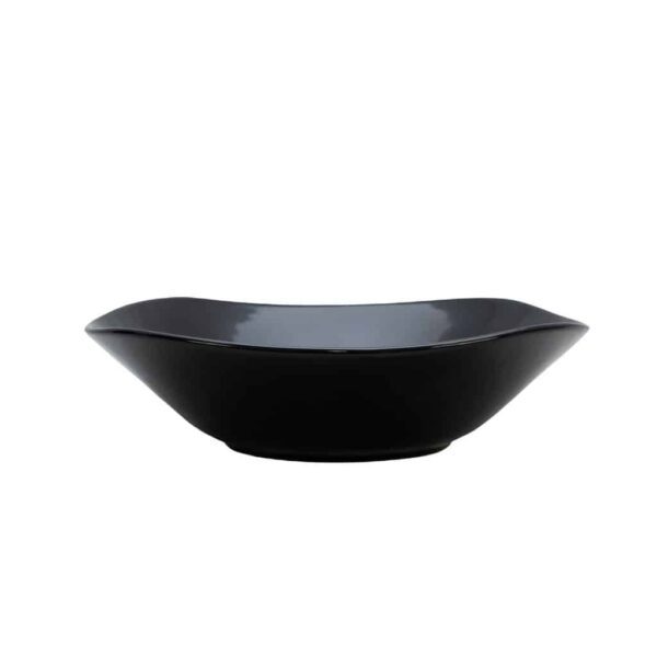 Square salad bowl, Cesiro, 1300 ml, Black
