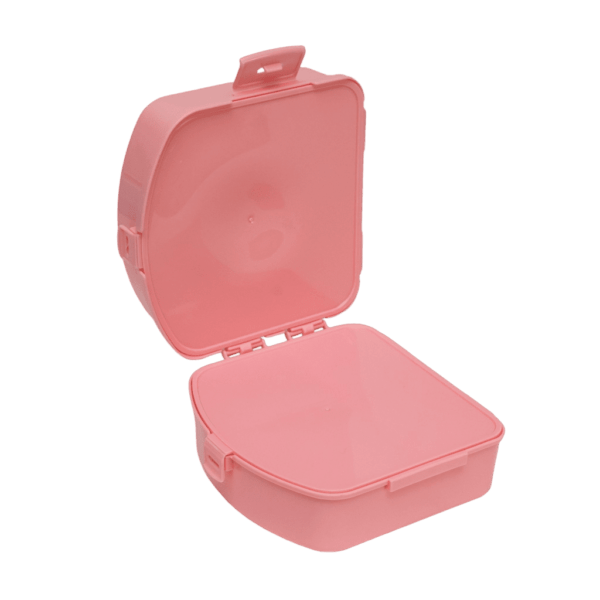 Food box, Cesiro, 3 compartments, Pink with unicorn